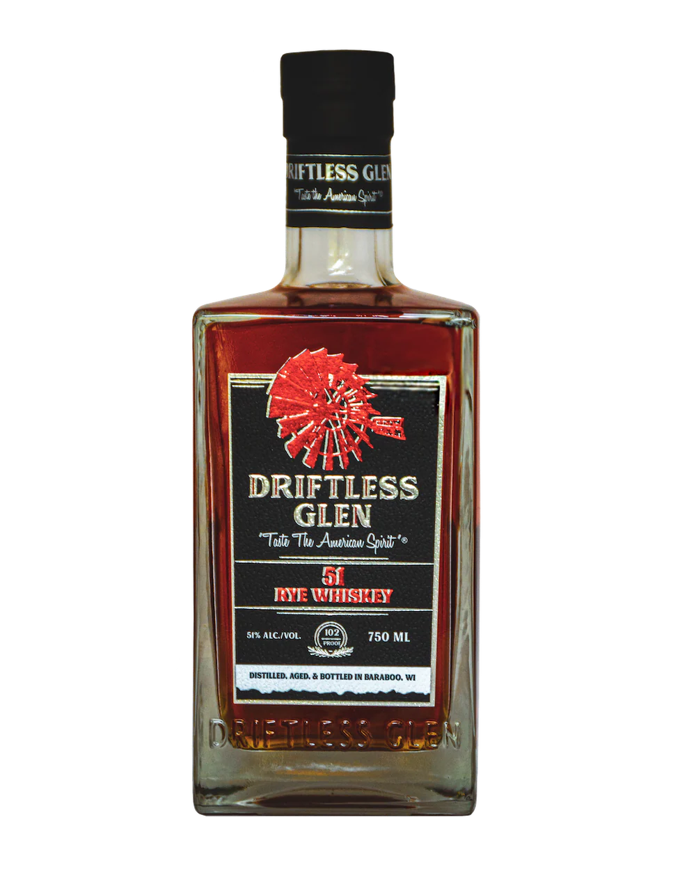 Driftless Glen Distillery 51 Rye Whiskey