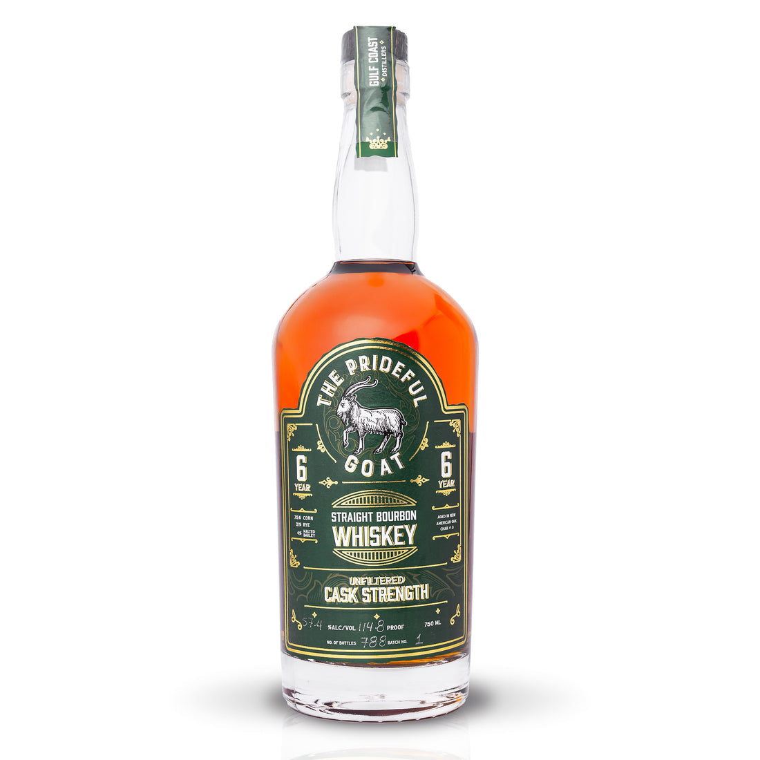 The Prideful Goat Straight Bourbon 6 Year 750ml