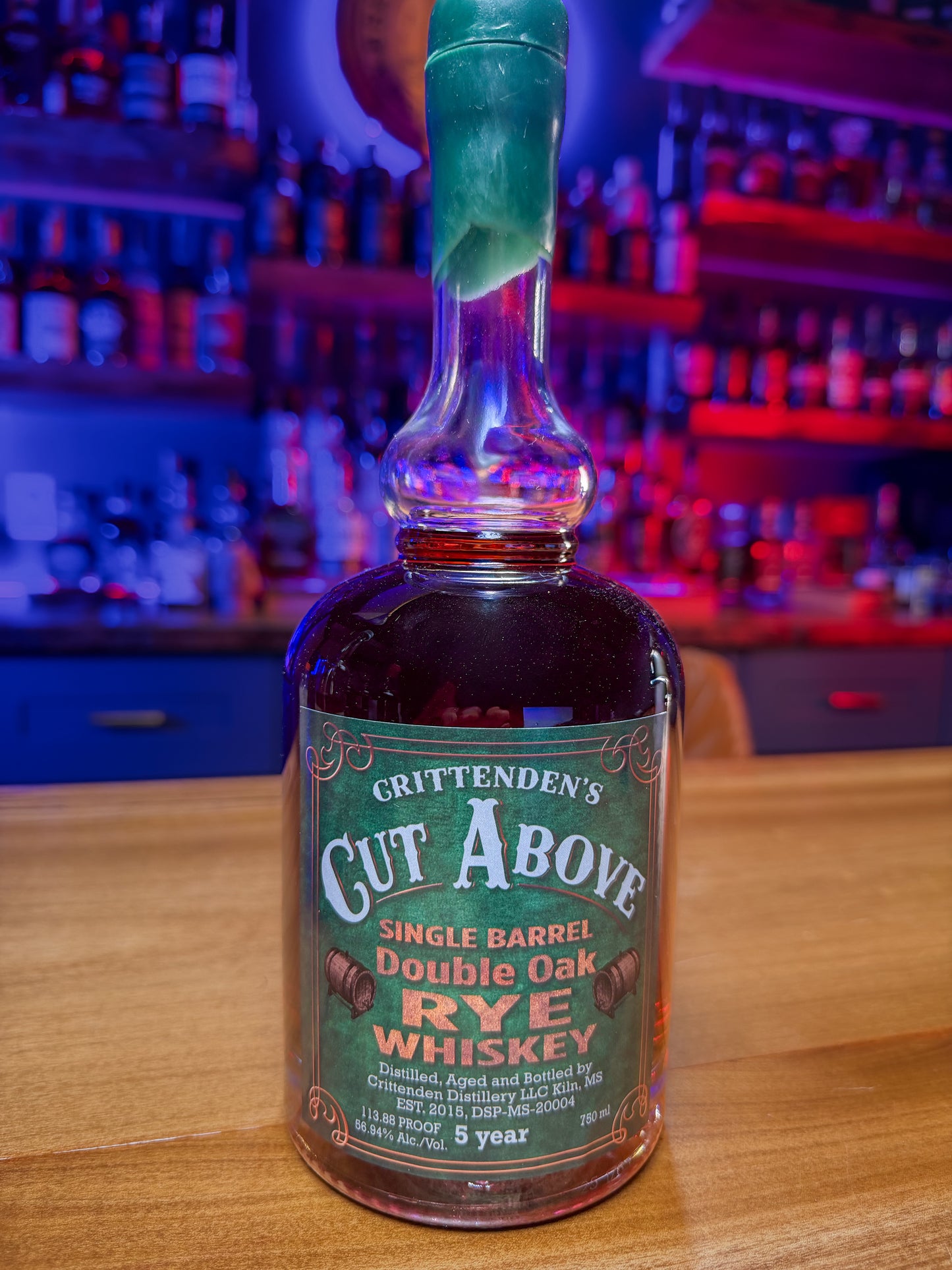 BHB Crittenden Single Barrel Double Oak Rye