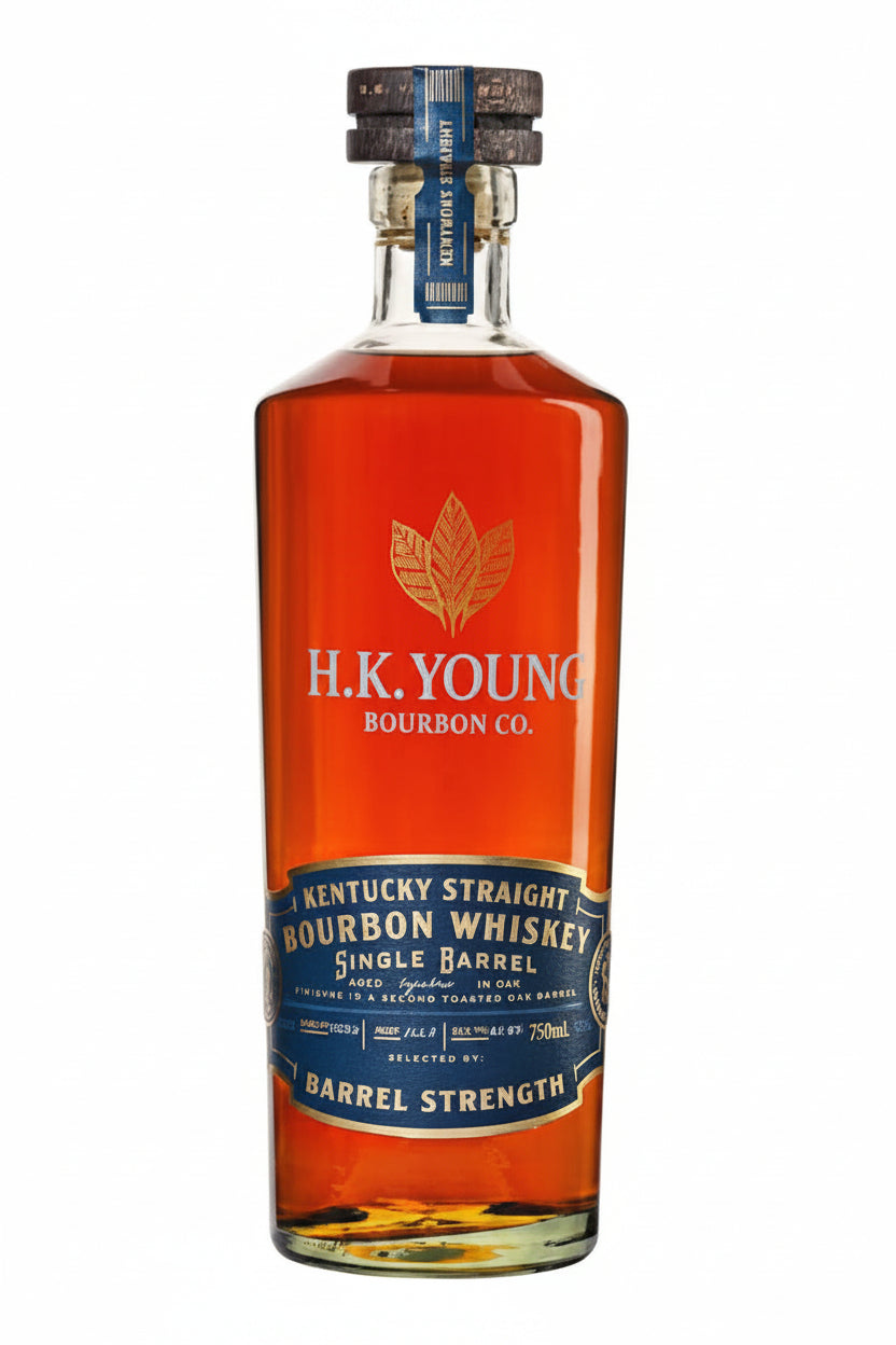 H.K. Young Single Barrel Barrel Strength Kentucky Straight Bourbon Whiskey 114.8 Proof 750ml