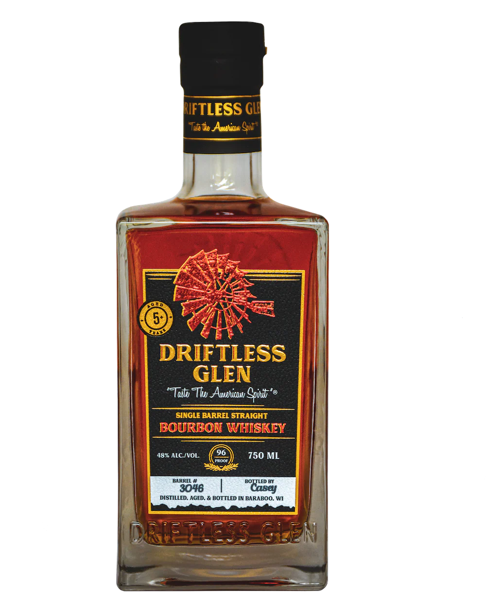 Driftless Glen Distillery Single Barrel Straight Bourbon Whiskey