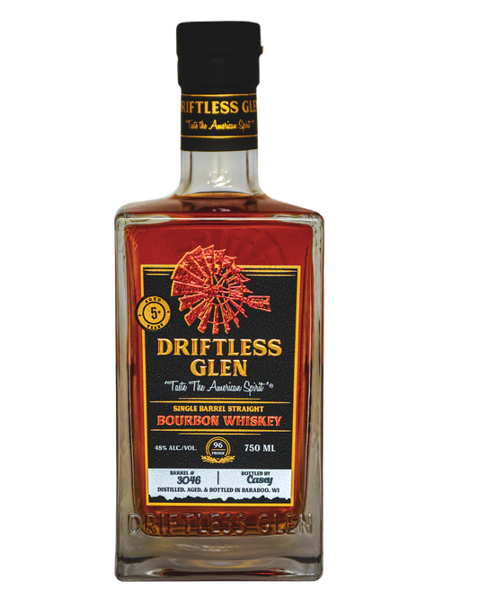 Driftless Glen Distillery Single Barrel Straight Bourbon Whiskey
