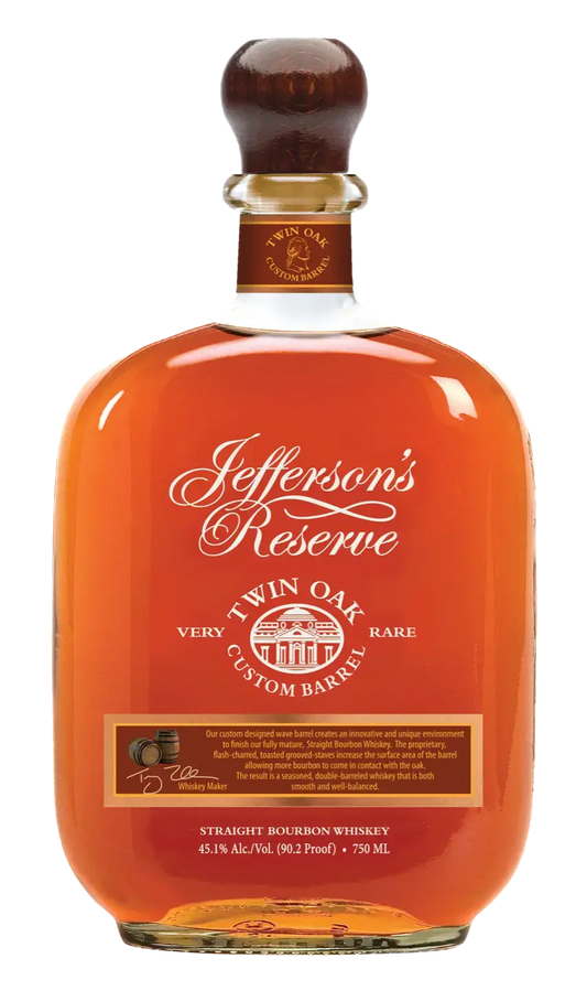 Jefferson's Twin Oak Custom Barrel Very Rare 750ml