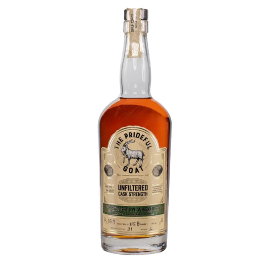 The Prideful Goat Cask Strength Rum Finished Rye 750ml