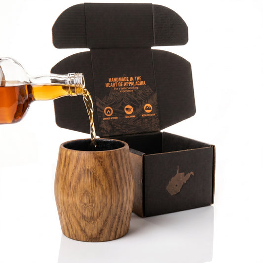 Artisan Oak Whiskey Tumbler