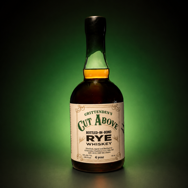 Crittenden's Cut Above Bottled-In-Bond Rye 4 Year 750ml