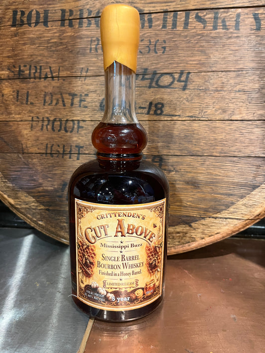 Crittenden's Cut Above Mississippi Buzz Limited Release SB finished in Honey Barrel 750ml