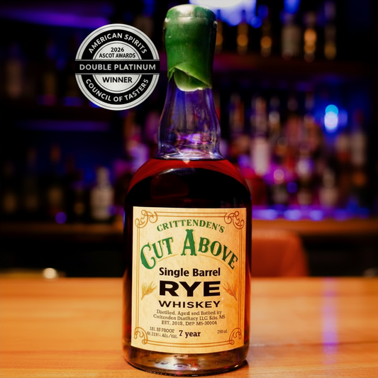 Crittenden's Cut Above Single Barrel Rye 7 year Brewtally Honest 750ml