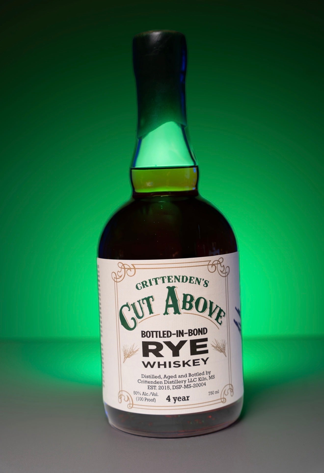 Crittenden's Cut Above Bottled-In-Bond Rye 4 Year 750ml